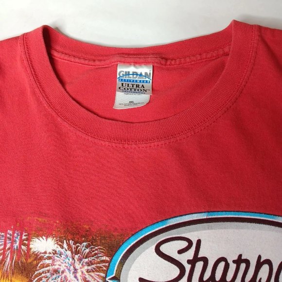 NASCAR Bristol Motor Speedway Sharpie 500 2007 Race 3XL T Shirt Red Auto RacingG - Picture 4 of 13